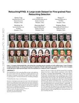 RetouchingFFHQ: A Large-scale Dataset for Fine-grained Face Retouching
  Detection