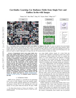 Car-Studio: Learning Car Radiance Fields from Single-View and Endless
  In-the-wild Images