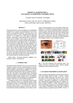 Periocular biometrics: databases, algorithms and directions