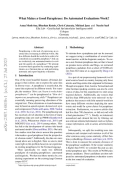 What Makes a Good Paraphrase: Do Automated Evaluations Work?