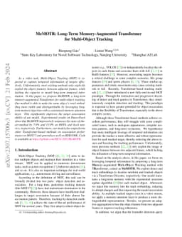 MeMOTR: Long-Term Memory-Augmented Transformer for Multi-Object Tracking