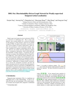 DDG-Net: Discriminability-Driven Graph Network for Weakly-supervised
  Temporal Action Localization