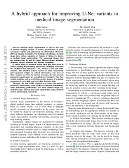A hybrid approach for improving U-Net variants in medical image
  segmentation