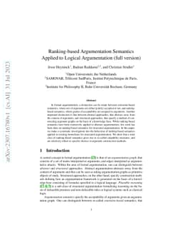 Ranking-based Argumentation Semantics Applied to Logical Argumentation
  (full version)