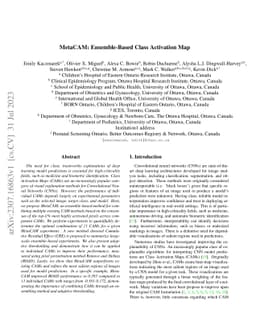 MetaCAM: Ensemble-Based Class Activation Map