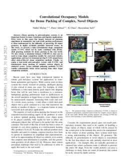 Convolutional Occupancy Models for Dense Packing of Complex, Novel
  Objects