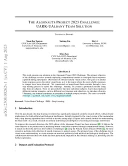 The Algonauts Project 2023 Challenge: UARK-UAlbany Team Solution