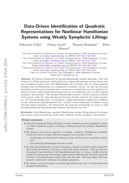 Data-Driven Identification of Quadratic Representations for Nonlinear
  Hamiltonian Systems using Weakly Symplectic Liftings