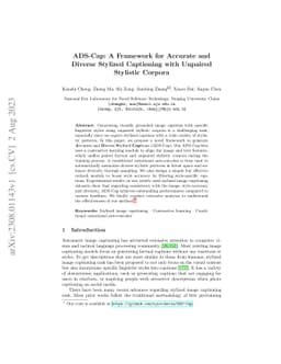 ADS-Cap: A Framework for Accurate and Diverse Stylized Captioning with
  Unpaired Stylistic Corpora