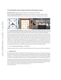 A Virtual Reality Game to Improve Physical and Cognitive Acuity