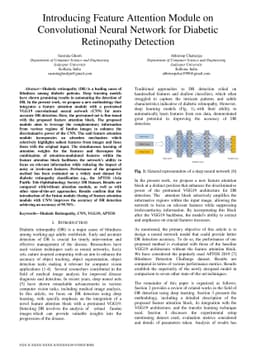 Introducing Feature Attention Module on Convolutional Neural Network for
  Diabetic Retinopathy Detection