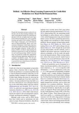 DeRisk: An Effective Deep Learning Framework for Credit Risk Prediction
  over Real-World Financial Data
