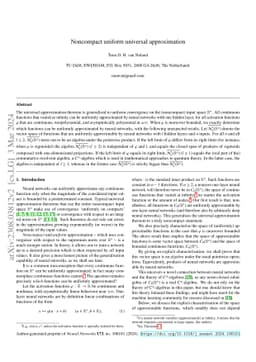Noncompact uniform universal approximation