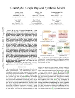 GraPhSyM: Graph Physical Synthesis Model