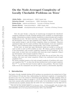 On the Node-Averaged Complexity of Locally Checkable Problems on Trees