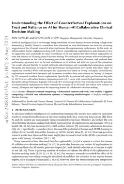 Understanding the Effect of Counterfactual Explanations on Trust and
  Reliance on AI for Human-AI Collaborative Clinical Decision Making