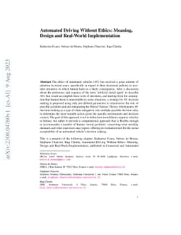 Automated Driving Without Ethics: Meaning, Design and Real-World
  Implementation