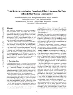 TUBERAIDER: Attributing Coordinated Hate Attacks on YouTube Videos to
  their Source Communities