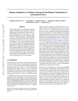 Domain Adaptation via Minimax Entropy for Real/Bogus Classification of
  Astronomical Alerts