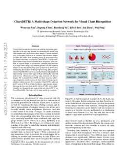 ChartDETR: A Multi-shape Detection Network for Visual Chart Recognition
