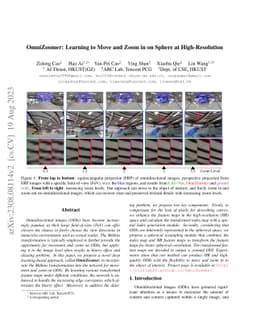 OmniZoomer: Learning to Move and Zoom in on Sphere at High-Resolution
