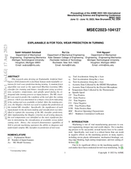 Explainable AI for tool wear prediction in turning