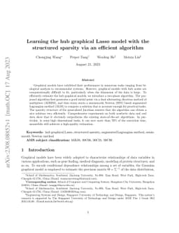 Learning the hub graphical Lasso model with the structured sparsity via an efficient algorithm