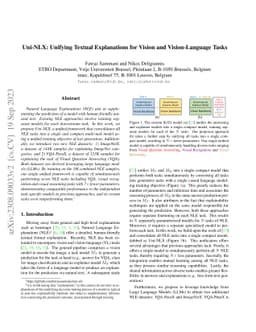 Uni-NLX: Unifying Textual Explanations for Vision and Vision-Language
  Tasks