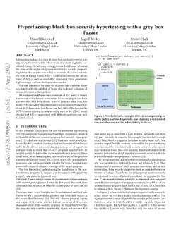 Hyperfuzzing: black-box security hypertesting with a grey-box fuzzer