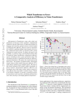 Which Transformer to Favor: A Comparative Analysis of Efficiency in Vision Transformers