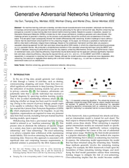 Generative Adversarial Networks Unlearning