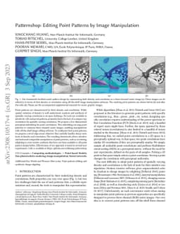Patternshop: Editing Point Patterns by Image Manipulation