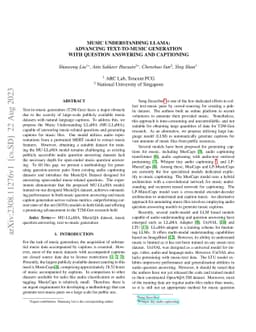 Music Understanding LLaMA: Advancing Text-to-Music Generation with
  Question Answering and Captioning