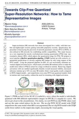 Towards Clip-Free Quantized Super-Resolution Networks: How to Tame
  Representative Images