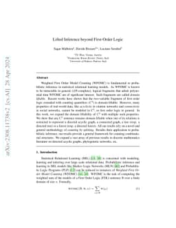 Lifted Inference beyond First-Order Logic