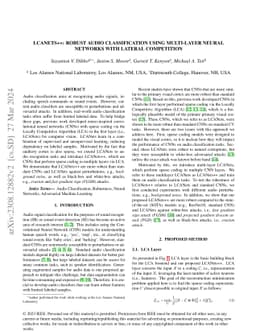 LCANets++: Robust Audio Classification using Multi-layer Neural Networks
  with Lateral Competition