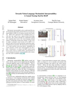 Towards Vision-Language Mechanistic Interpretability: A Causal Tracing
  Tool for BLIP