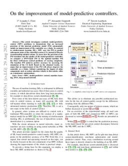 On the improvement of model-predictive controllers