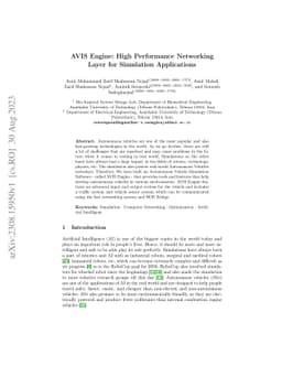 High Performance Networking Layer for Simulation Applications