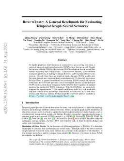 BenchTemp: A General Benchmark for Evaluating Temporal Graph Neural
  Networks
