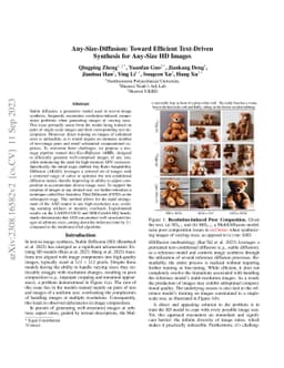 Any-Size-Diffusion: Toward Efficient Text-Driven Synthesis for Any-Size
  HD Images