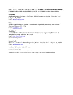 PFL-LSTR: A privacy-preserving framework for driver intention inference
  based on in-vehicle and out-vehicle information