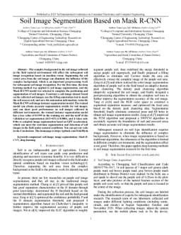 Soil Image Segmentation Based on Mask R-CNN