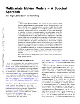 Multivariate Matérn Models -- A Spectral Approach