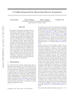 A Unified Framework for Discovering Discrete Symmetries