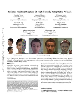 Towards Practical Capture of High-Fidelity Relightable Avatars