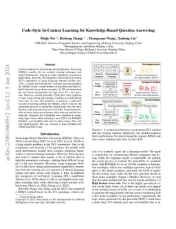 Code-Style In-Context Learning for Knowledge-Based Question Answering