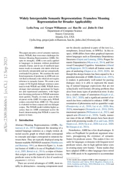 Widely Interpretable Semantic Representation: Frameless Meaning
  Representation for Broader Applicability