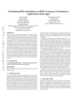Evaluating HPX and Kokkos on RISC-V using an Astrophysics Application
  Octo-Tiger