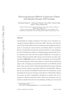 Discovering Dynamic Effective Connectome of Brain with Bayesian Dynamic
  DAG Learning